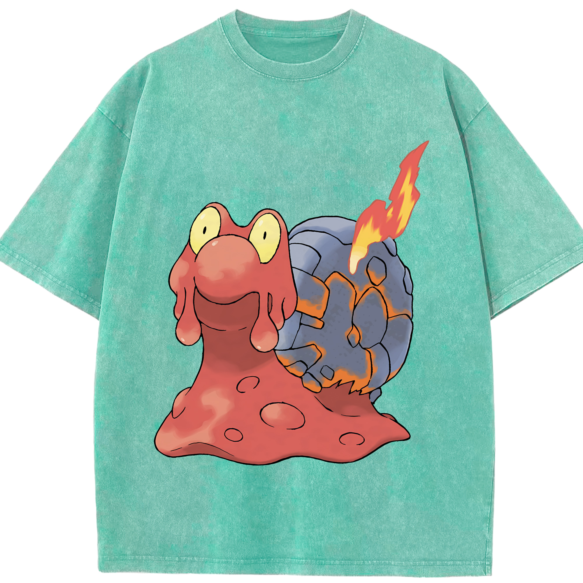 （画像用） ポケットモンスター Pokémon 綿100% ヴィンテージ風 半袖Tシャツ（フロントプリント）